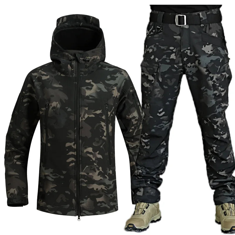 5XL Shark Skin Camouflage Jacket & Pant Set ATHLEXES