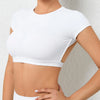 BreezeFit Backless Yoga Crop Top for Women ATHLEXES