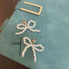 Elegant Pearl Bow Pendant Keychain for Handmade Sneakers ATHLEXES