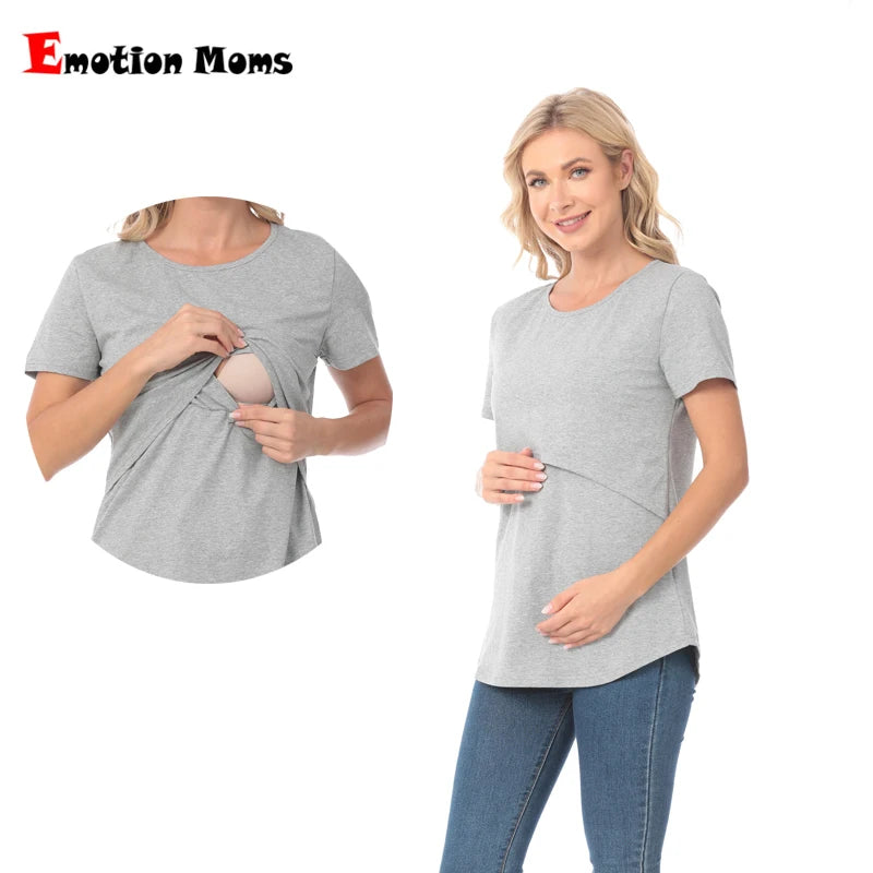 Maternity Comfort Stretch Tee for Breastfeeding ATHLEXES