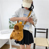Kawaii Capybara Plush Backpack for Kids ATHLEXES