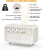 HarmonyGlow 4 in 1 Bluetooth Speaker and Humidifier ATHLEXES