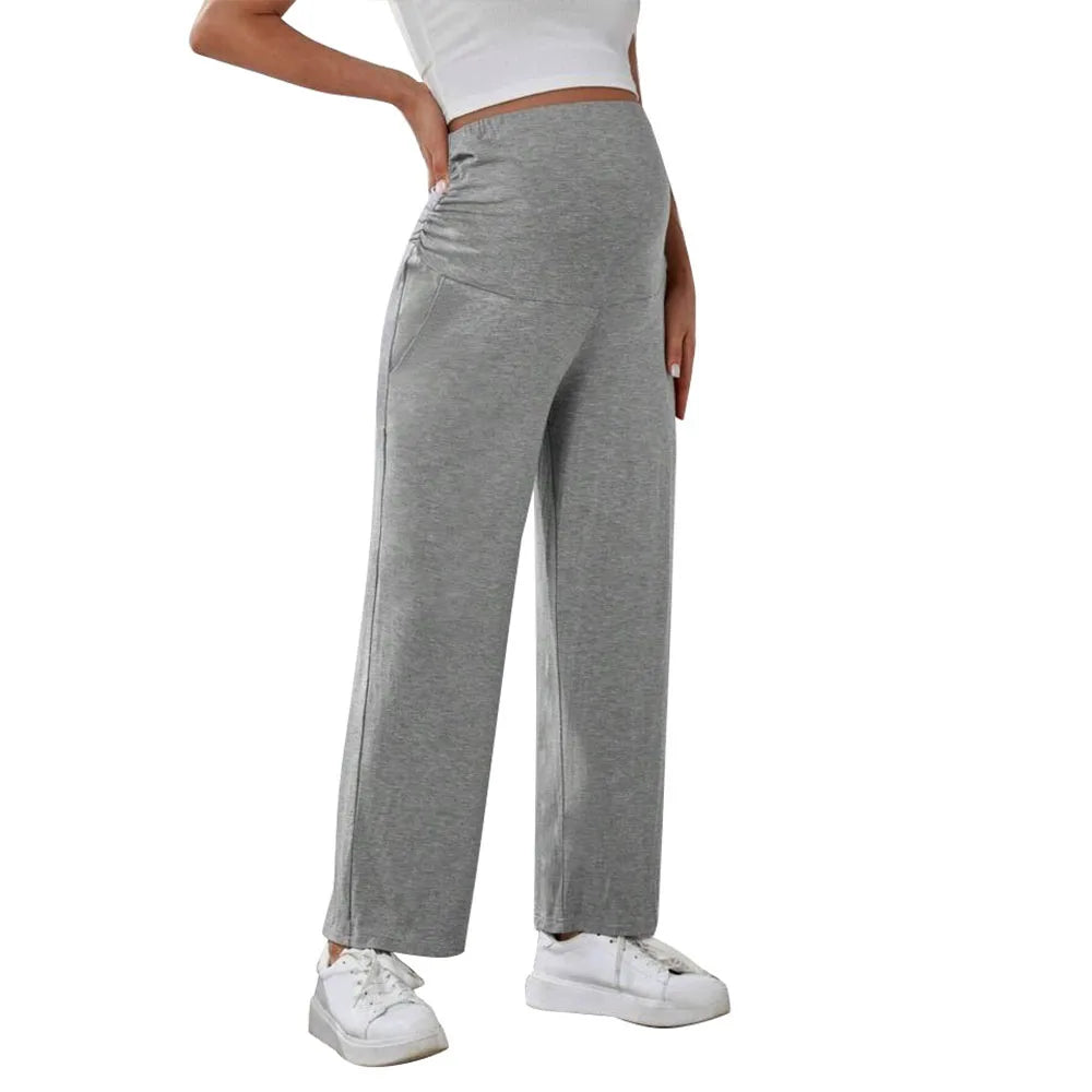 BellyFit Wide Leg Maternity Lounge Pants ATHLEXES