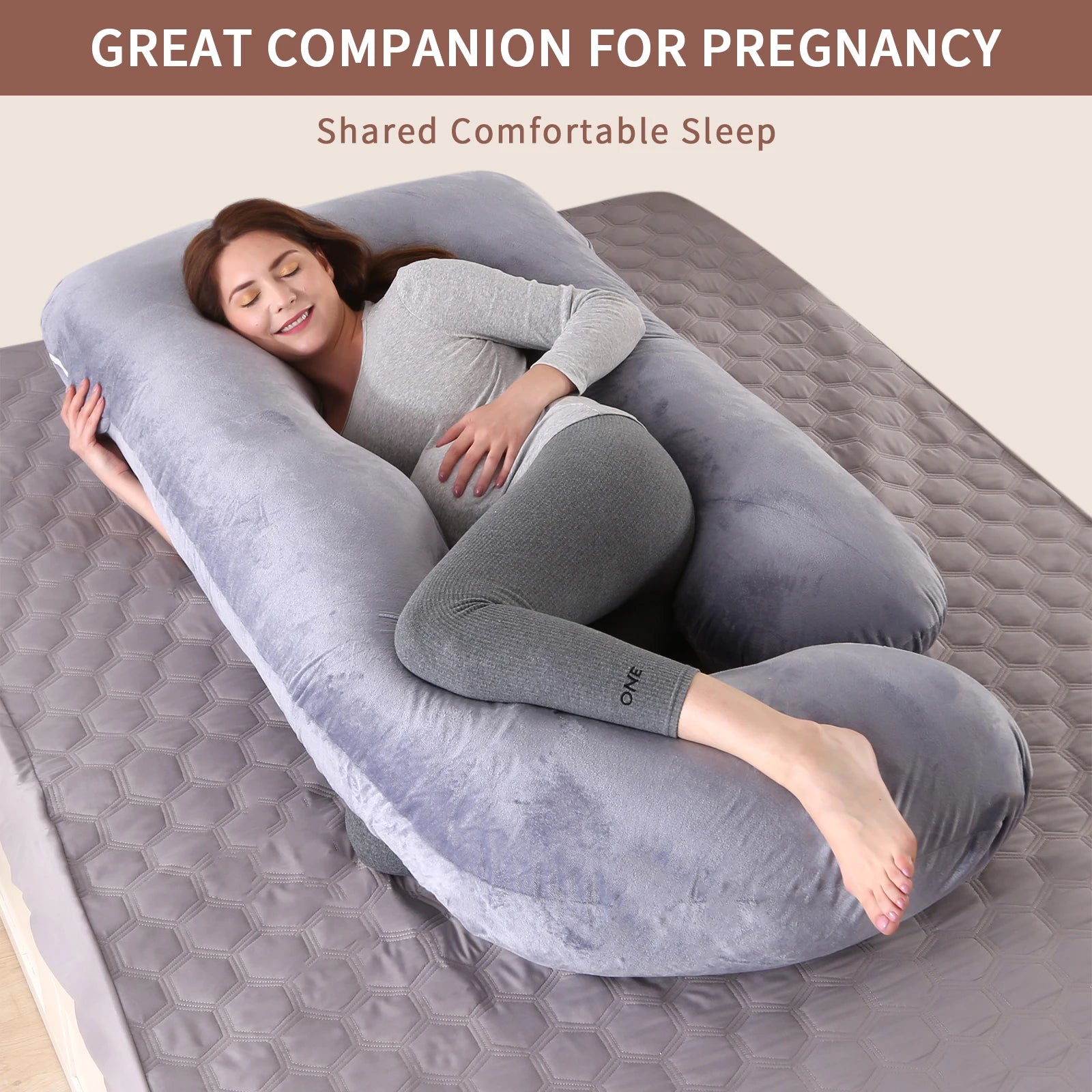 CloudNest G Shaped Maternity Support Pillow ATHLEXES