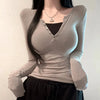 Korean Slim Fit Sexy T-Shirt for Women 2025 ATHLEXES