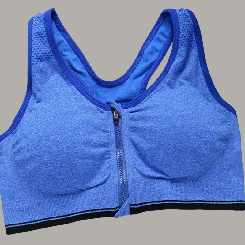 VitaFlex Front Zipper Sports Bra ATHLEXES