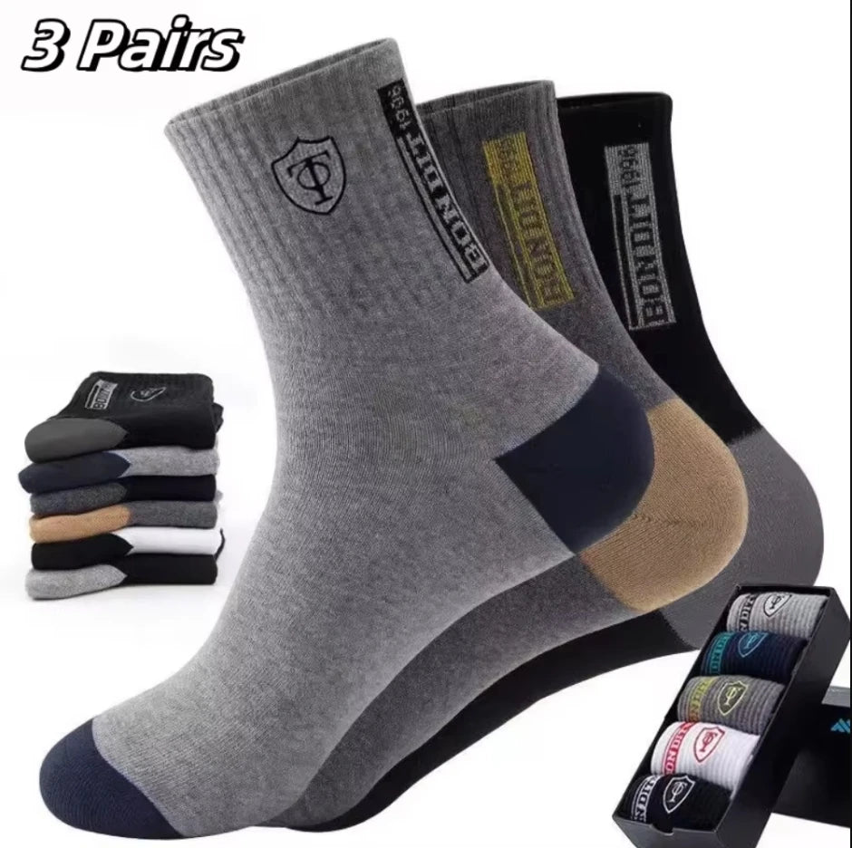 Vintage Fun Athletic Socks for Men - 5 Pairs Set ATHLEXES