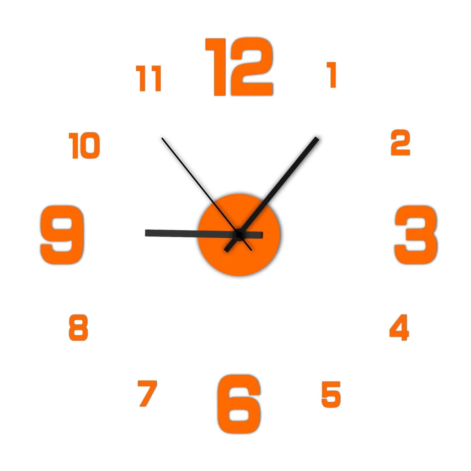 Artistry Time: 3D Wall Decal Decorative Clock ATHLEXES