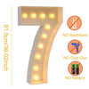 Giant LED Birthday Number Frame for Celebrations ATHLEXES