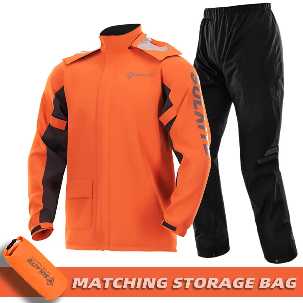 SULAITE Ultrathin Waterproof Rain Suit for All Weather ATHLEXES