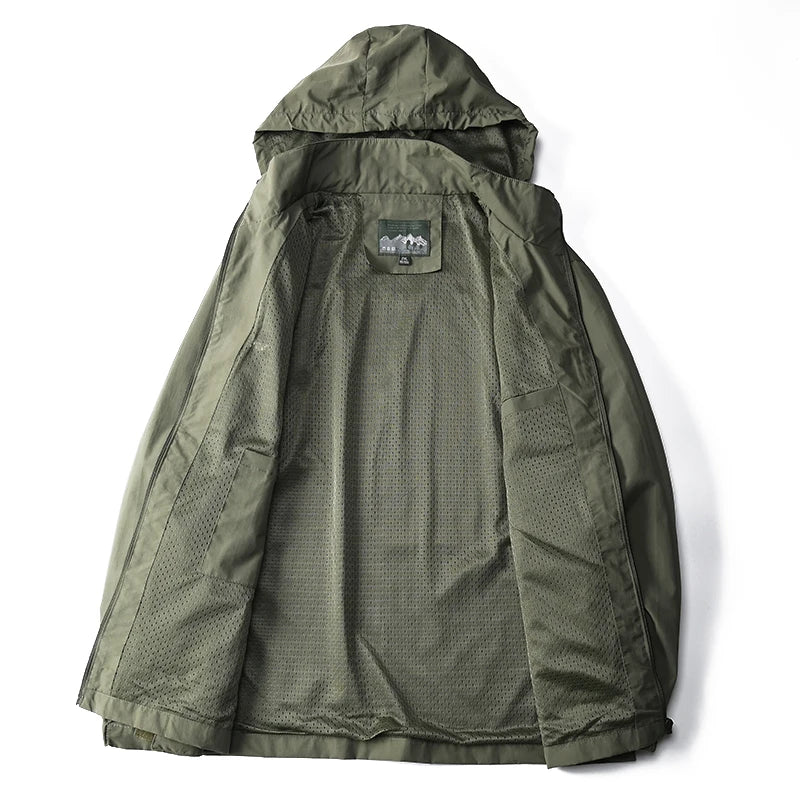 Tactical Windbreaker Jacket: Waterproof Outdoor Gear ATHLEXES