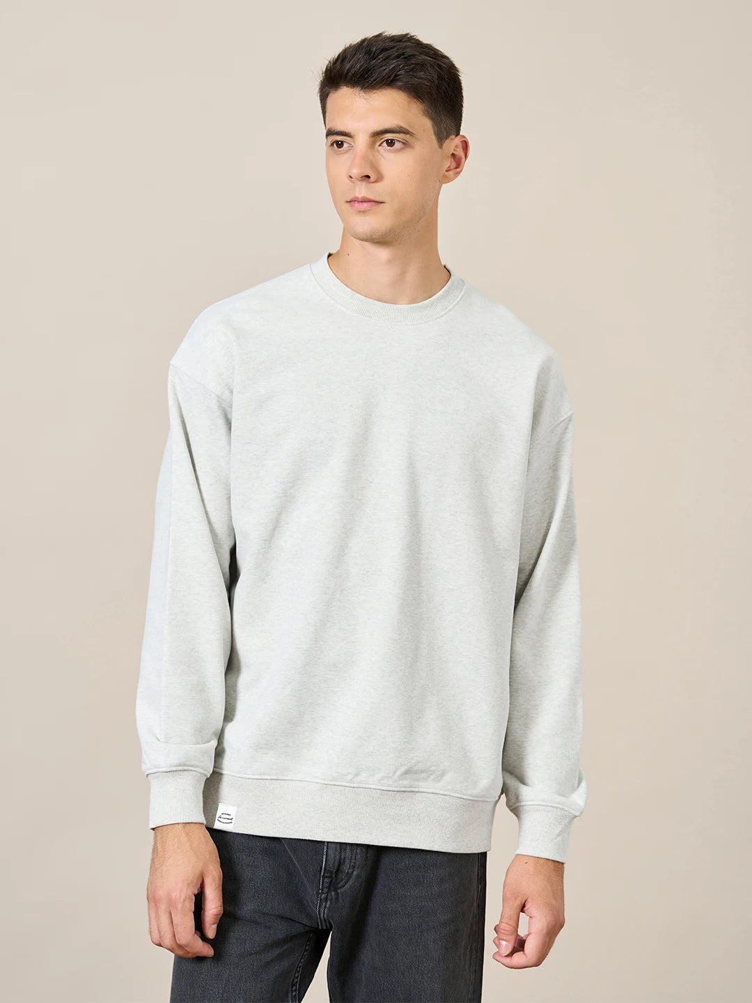 SIMWOOD Oversized Minimalist Menâ??s Sweatshirt SI980547 ATHLEXES