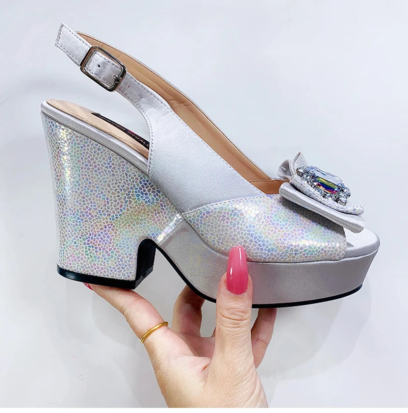 Elegant Bowknot Floral High Heel Sandals 2023 ATHLEXES
