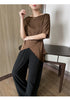 Chic Satin Half Sleeve Blouse for Women ATHLEXES