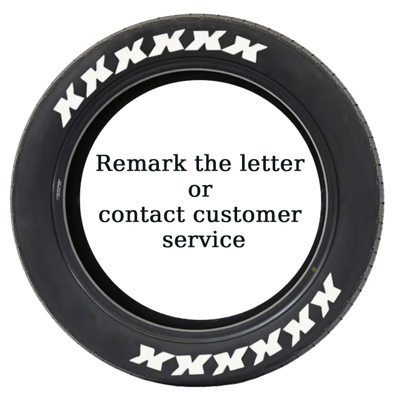 Custom 3D Tire Lettering Stickers for Your Car ATHLEXES