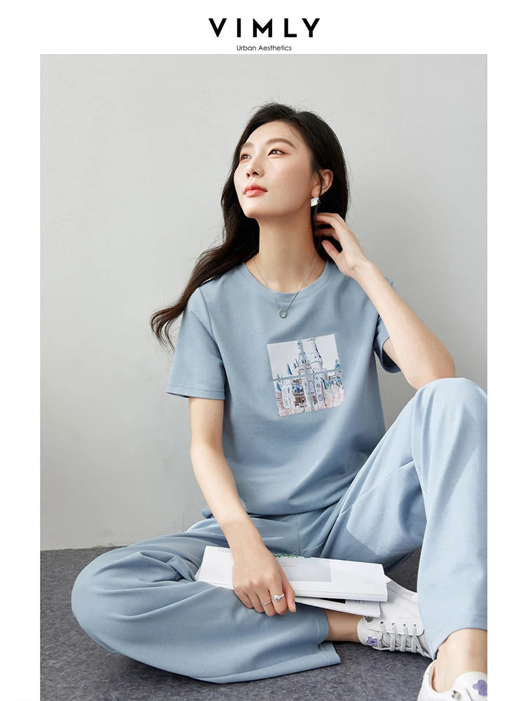 VIMLY Women's Chic Summer Tracksuit Set ATHLEXES