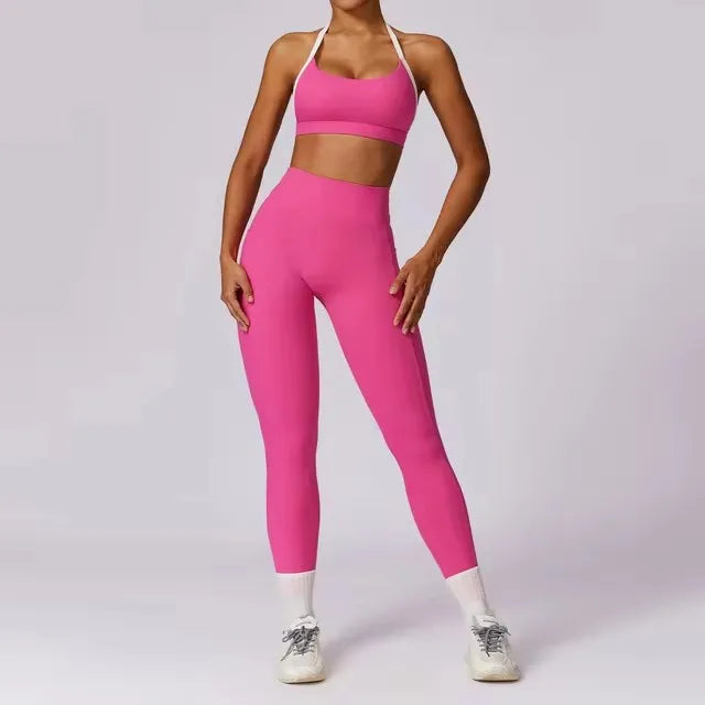Premium Womenâ??s Yoga Set with Leggings and Bra ATHLEXES