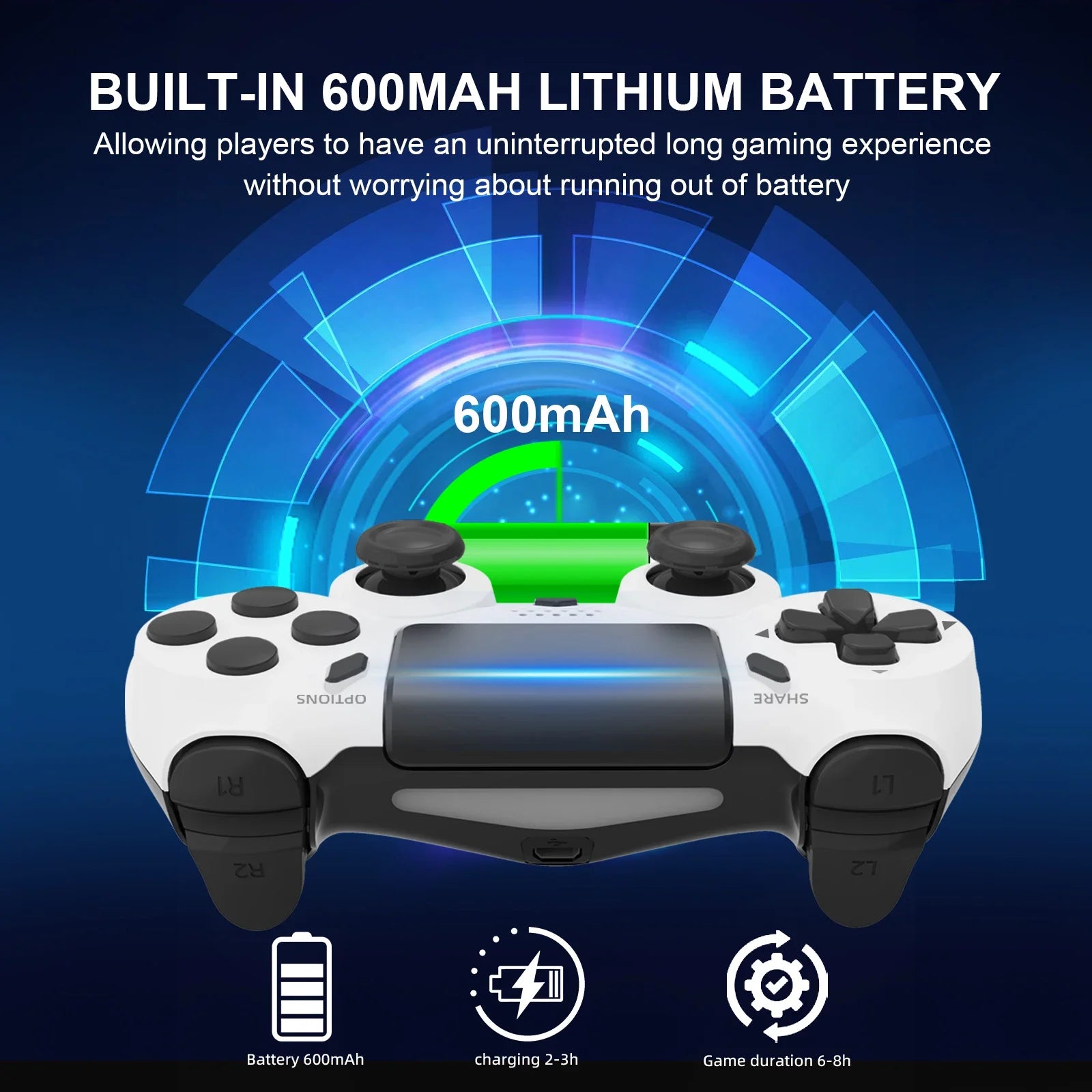 GAMINJA Bluetooth Game Controller with Touchpad ATHLEXES