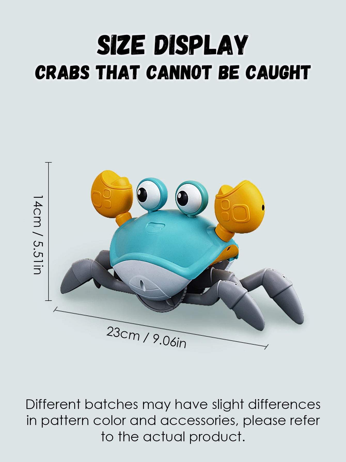CrawlAway Music-Activated Crab Toy ATHLEXES