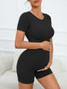 Maternity Comfort Seamless Crop Top and Legging Set ATHLEXES