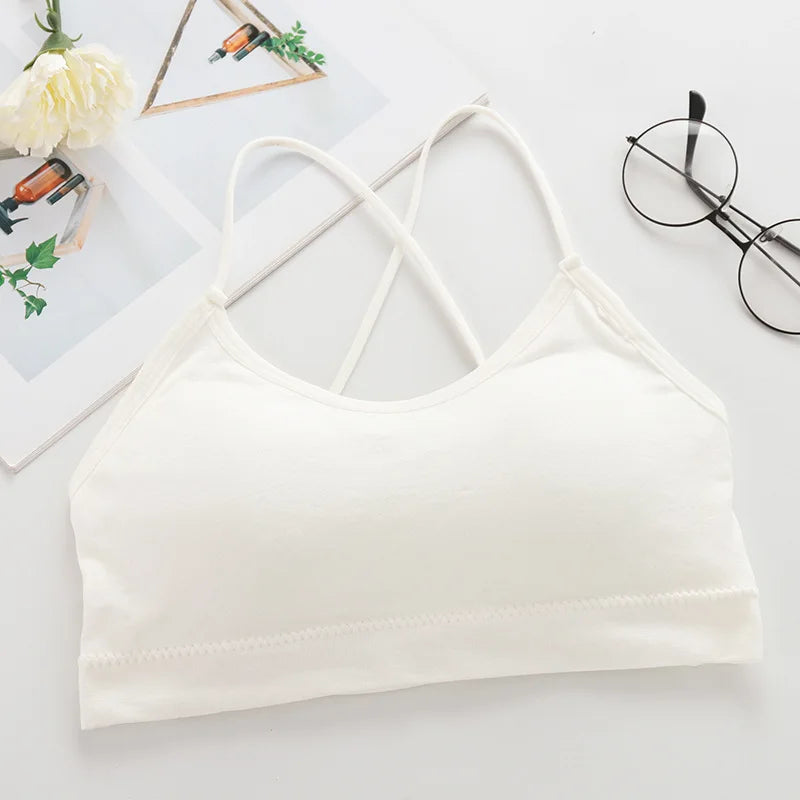 Elegant Cross Strap Yoga Bra for Active Women ATHLEXES