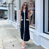 TARUXY Elegant High Waist Ribbed Knit Dress ATHLEXES