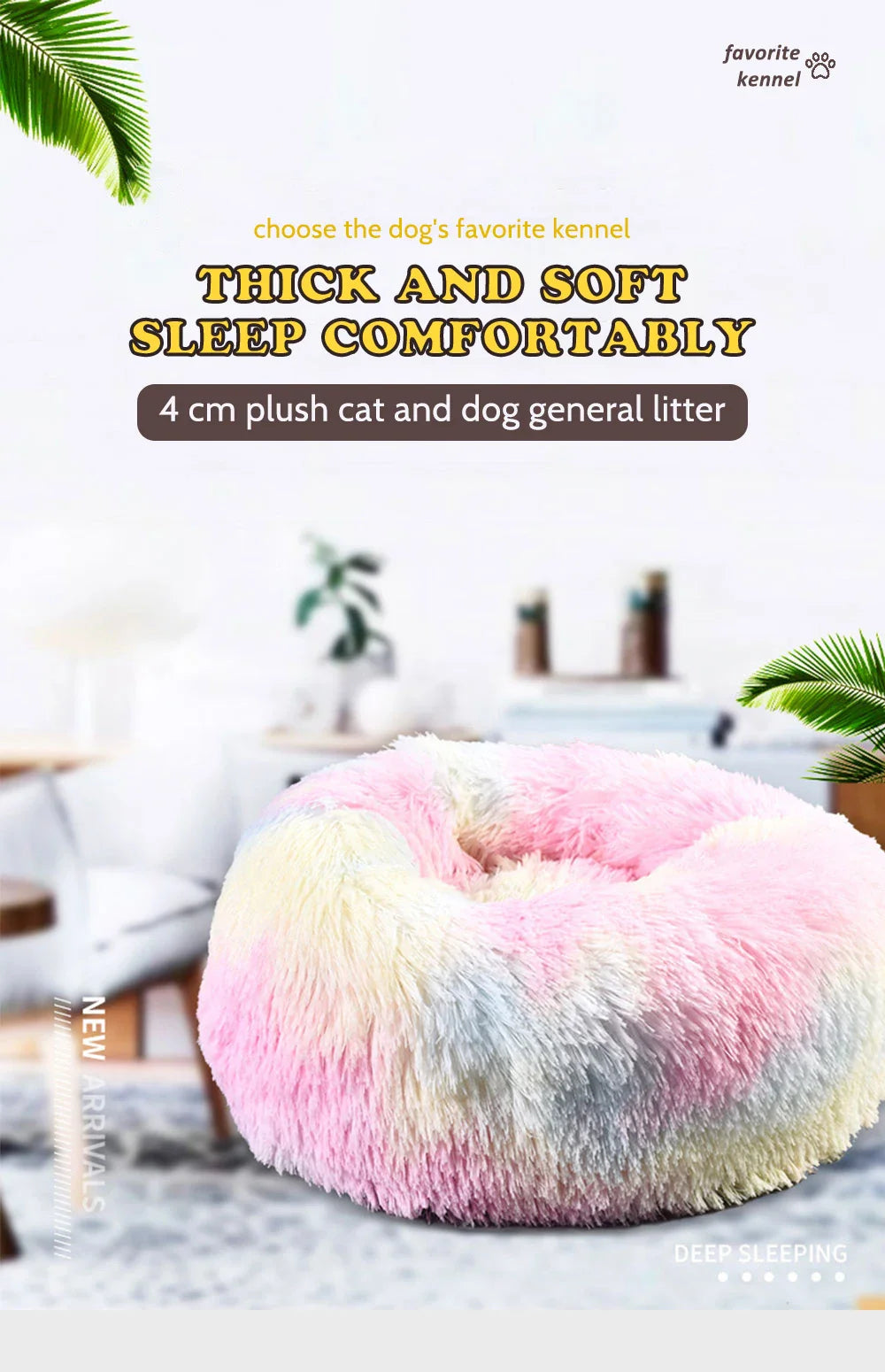 CozyNest Super Soft Plush Pet Bed for Ultimate Comfort ATHLEXES