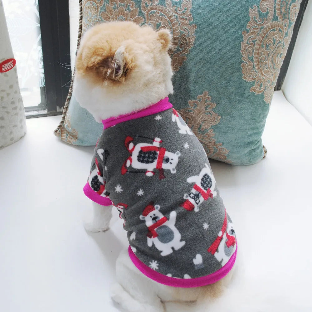 ChicWarm Fleece Dog Sweaters for Winter Chihuahua Comfort ATHLEXES