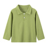 Stylish Kids' Solid Color Polo T-Shirt ATHLEXES