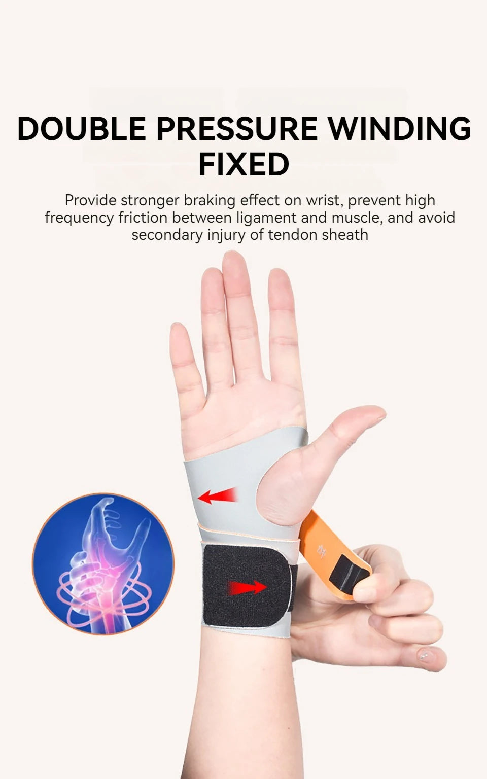 EliteFit Lightweight Wrist Support Strap ATHLEXES