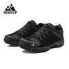 HIKEUP Men's Hiking Shoes Suede Leather Outdoor Shoes Wear-resistant Men Trekking Walking Hunting Tactical Sneakers ATHLEXES