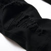 Urban Edge Black Ripped Skinny Biker Jeans ATHLEXES
