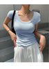 AOSSVIAO 100% Cotton Womenâ??s Slim Fit Tees ATHLEXES