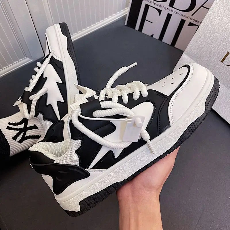 Retro Chic Contrast Sneakers for Women and Men ATHLEXES