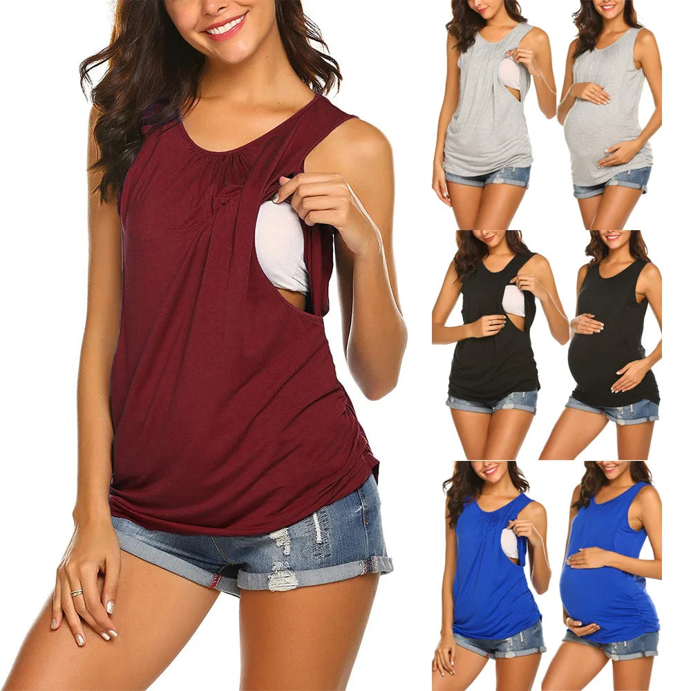 Maternity Comfort Nursing Tank Top ATHLEXES