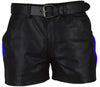 Urban Luxe PU Leather Shorts for Men ATHLEXES