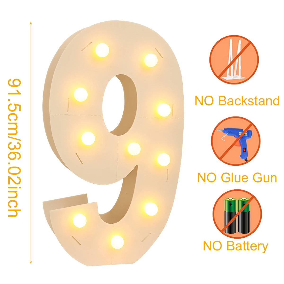 Giant LED Number Frame for Stunning Celebrations ATHLEXES