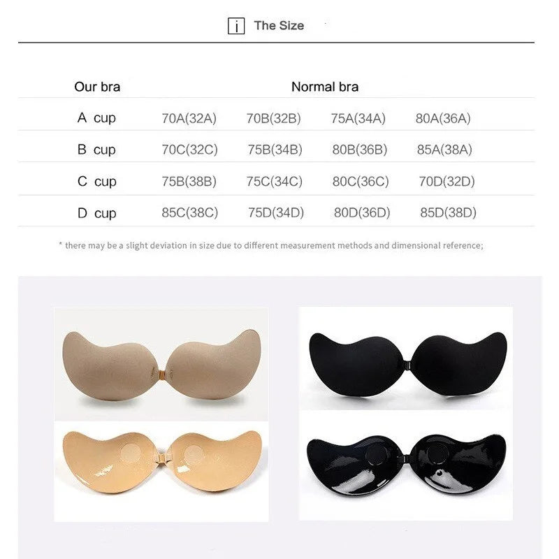 SilhouetteLift Seamless Stick-On Bra ATHLEXES