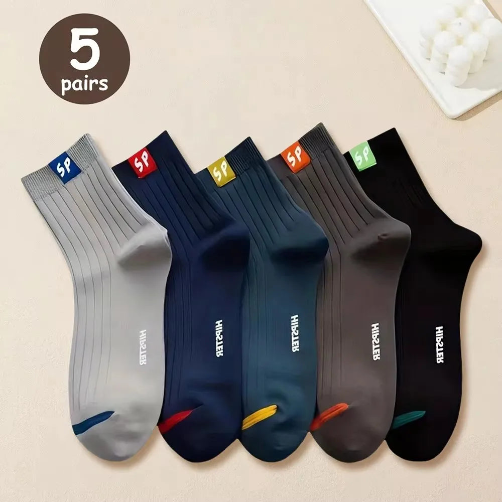 Trendy Letter Print Womenâ??s Short Socks Set ATHLEXES