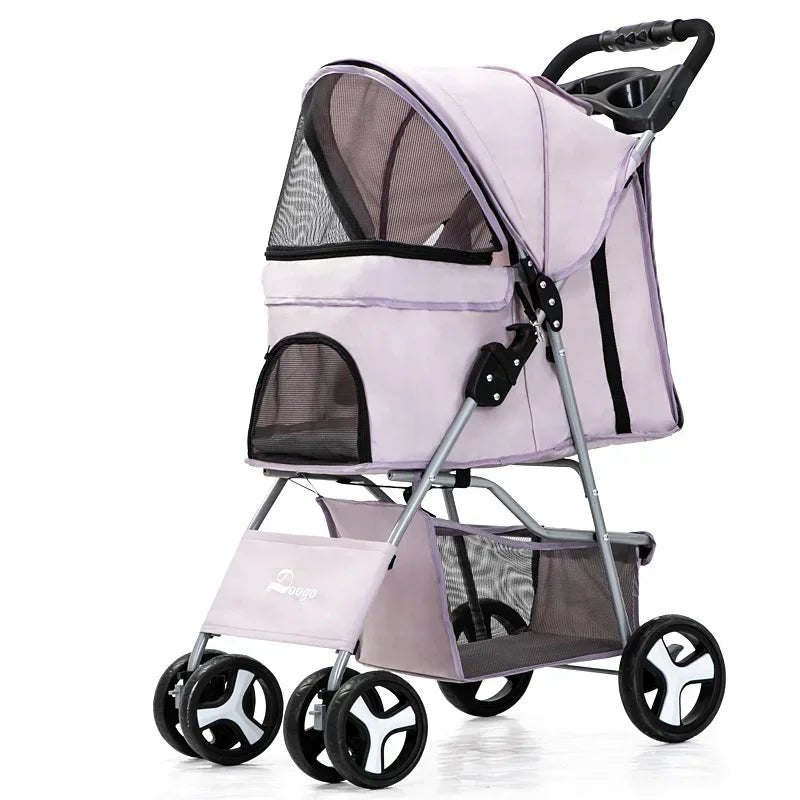 DTC-804 Portable Pet Stroller with Sunroof ATHLEXES