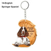 Heartfelt Dog Angel Pendant Keychain ATHLEXES