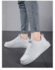 LuxeLite Breathable White Lace-Up Sneakers for Women ATHLEXES