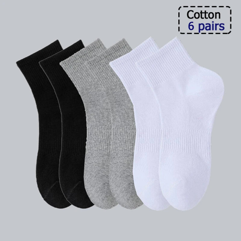 Trendy Cotton Sports Socks Set ATHLEXES