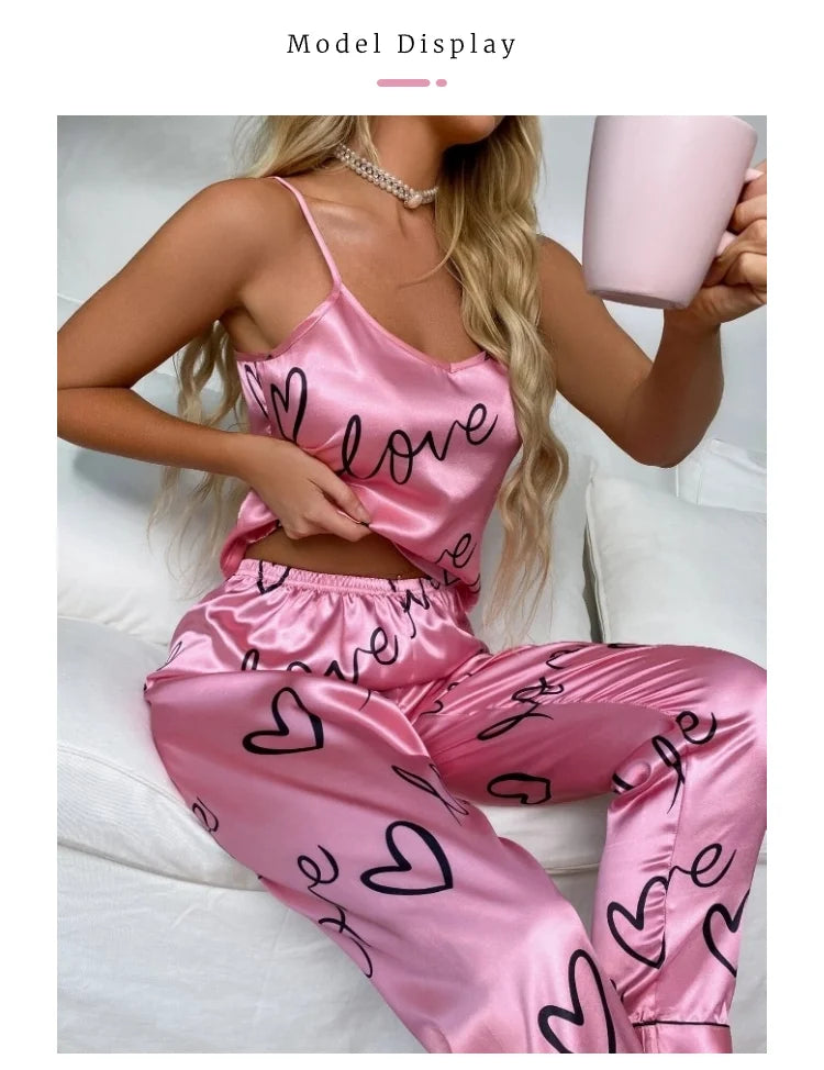 Satin Elegance Pajama Set ATHLEXES