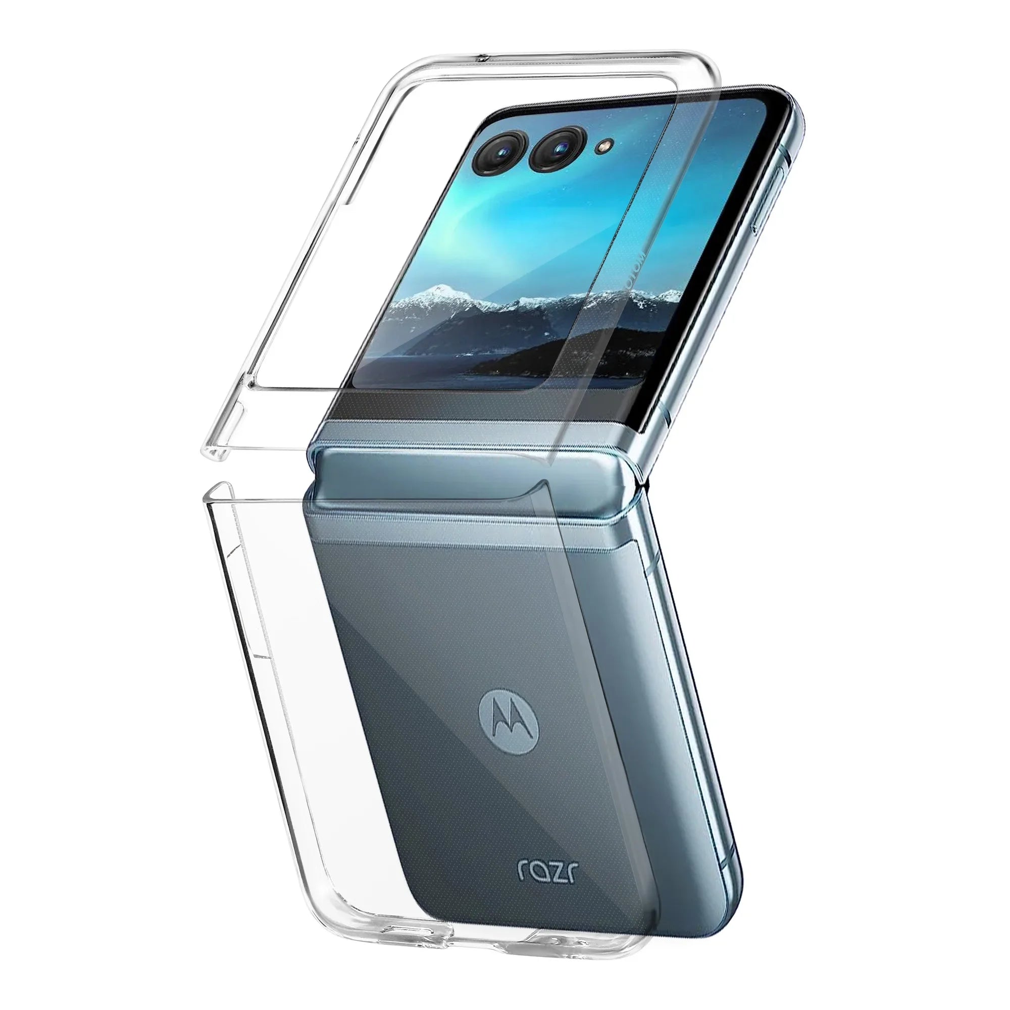 UltraShield Clear Case for Motorola Razr 40/50 5G ATHLEXES