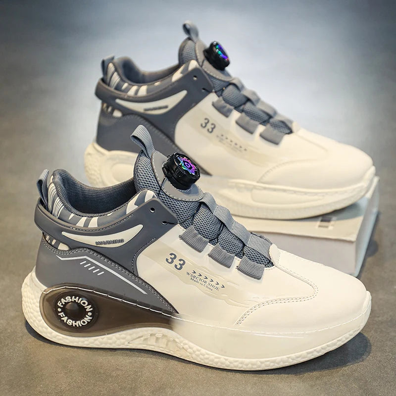 Comfy Rotating Buckle Mens Sneakers for Outdoor Adventures ATHLEXES