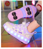 ShinyGlow LED Roller Skate Shoes for Kids ATHLEXES