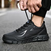 YRZL Black Waterproof Running Shoes for All-Weather Comfort ATHLEXES
