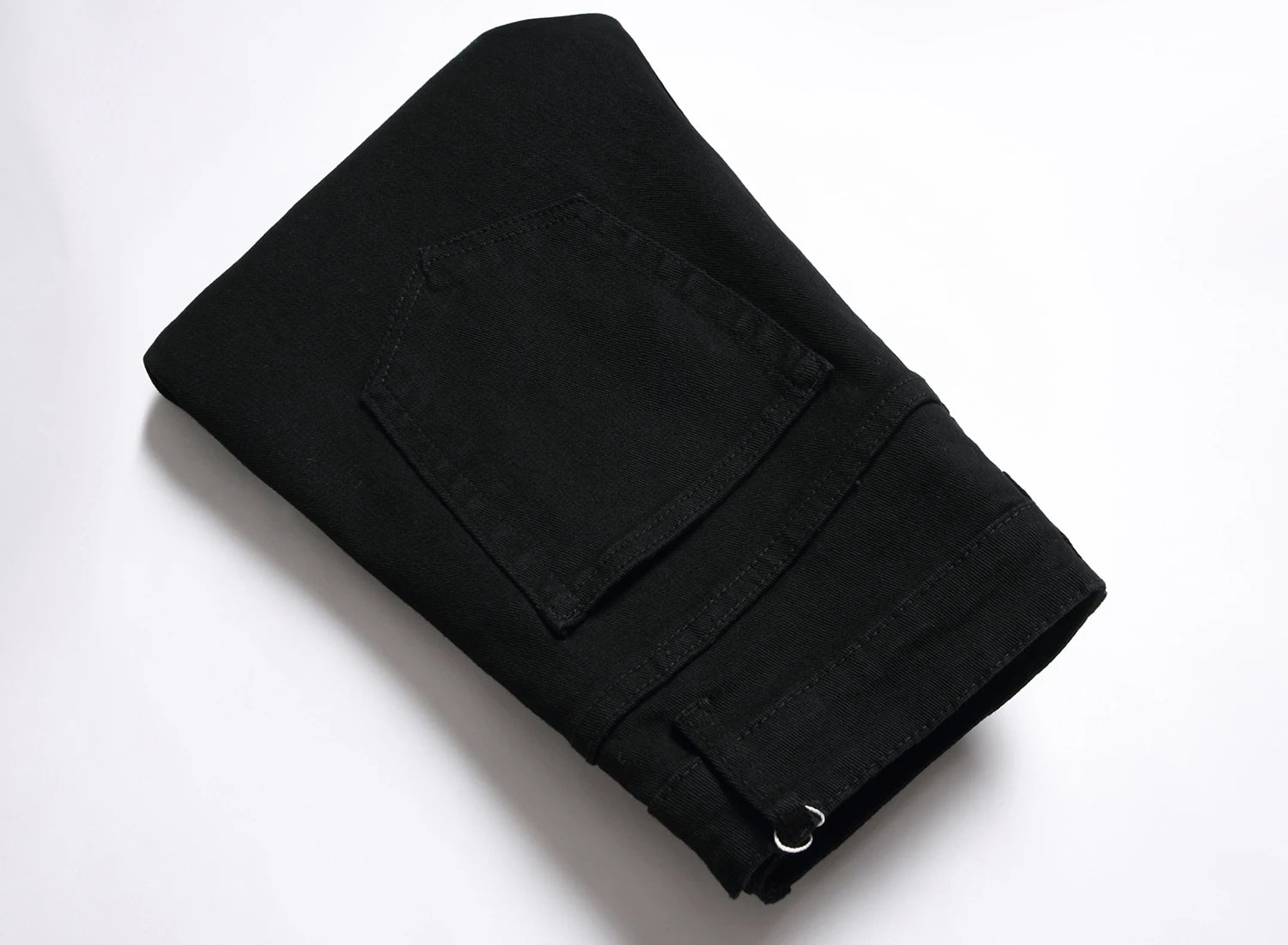 Urban Edge Black Ripped Skinny Biker Jeans ATHLEXES