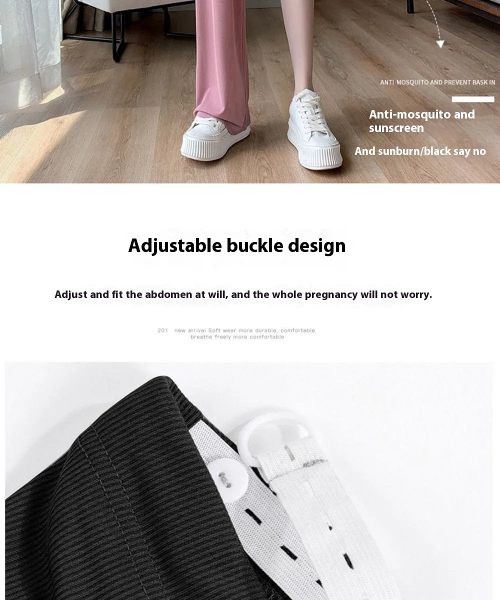 Chic Comfort Maternity Wide-Leg Trousers ATHLEXES